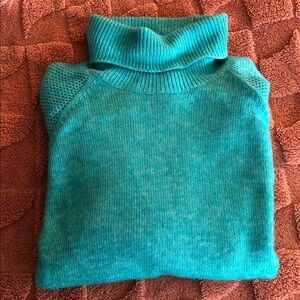 BOGO LOFT Foldable Turtleneck Sweater bright green medium